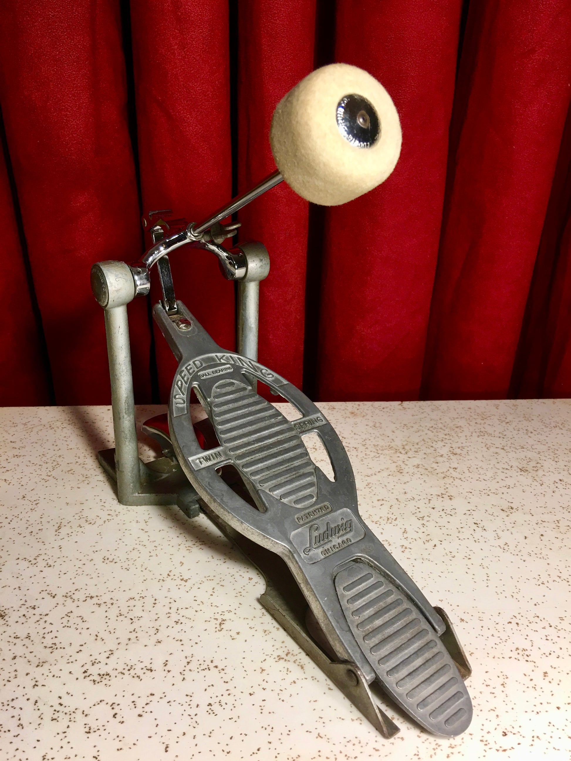 ludwig speed king double pedal Vintage Ludwig Speed King Bass Drum Pedal