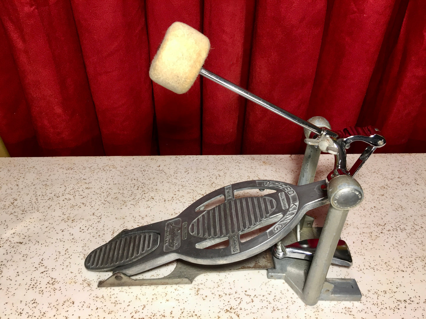 Vintage Ludwig Speed King Bass Drum Pedal - Smooth Action