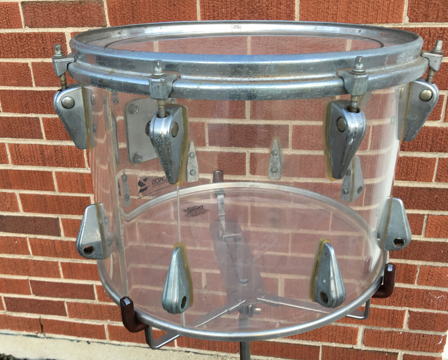 Zickos 14" Single Tom Clear vistalite