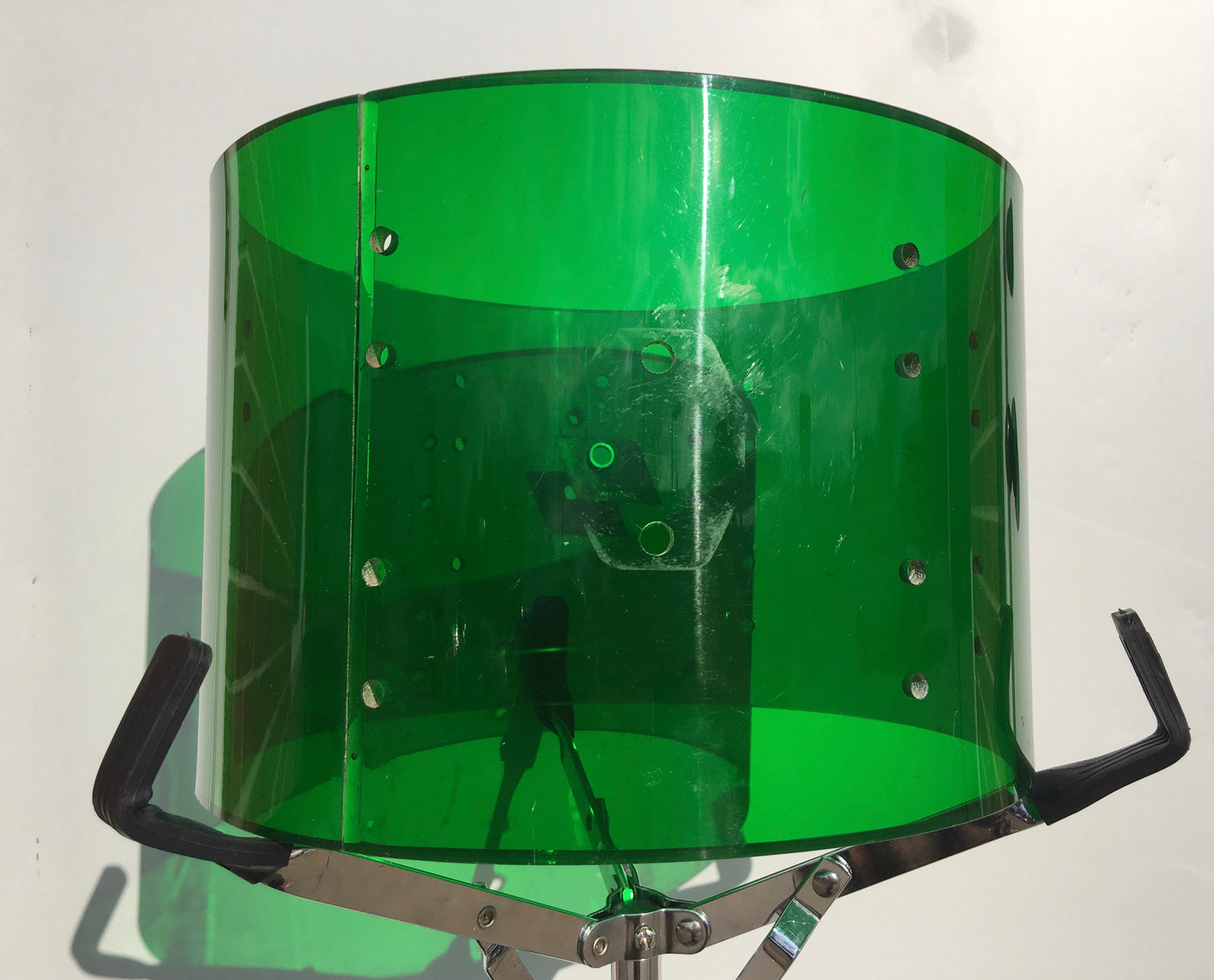 Ludwig Green Vistalite Tom Shell 12" No Cracks