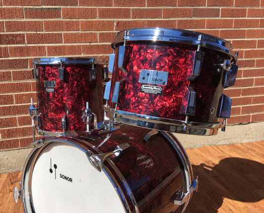 1970's Sonor Phonic "Club Super Champion" Bop Set 18/12/14 Red Slate