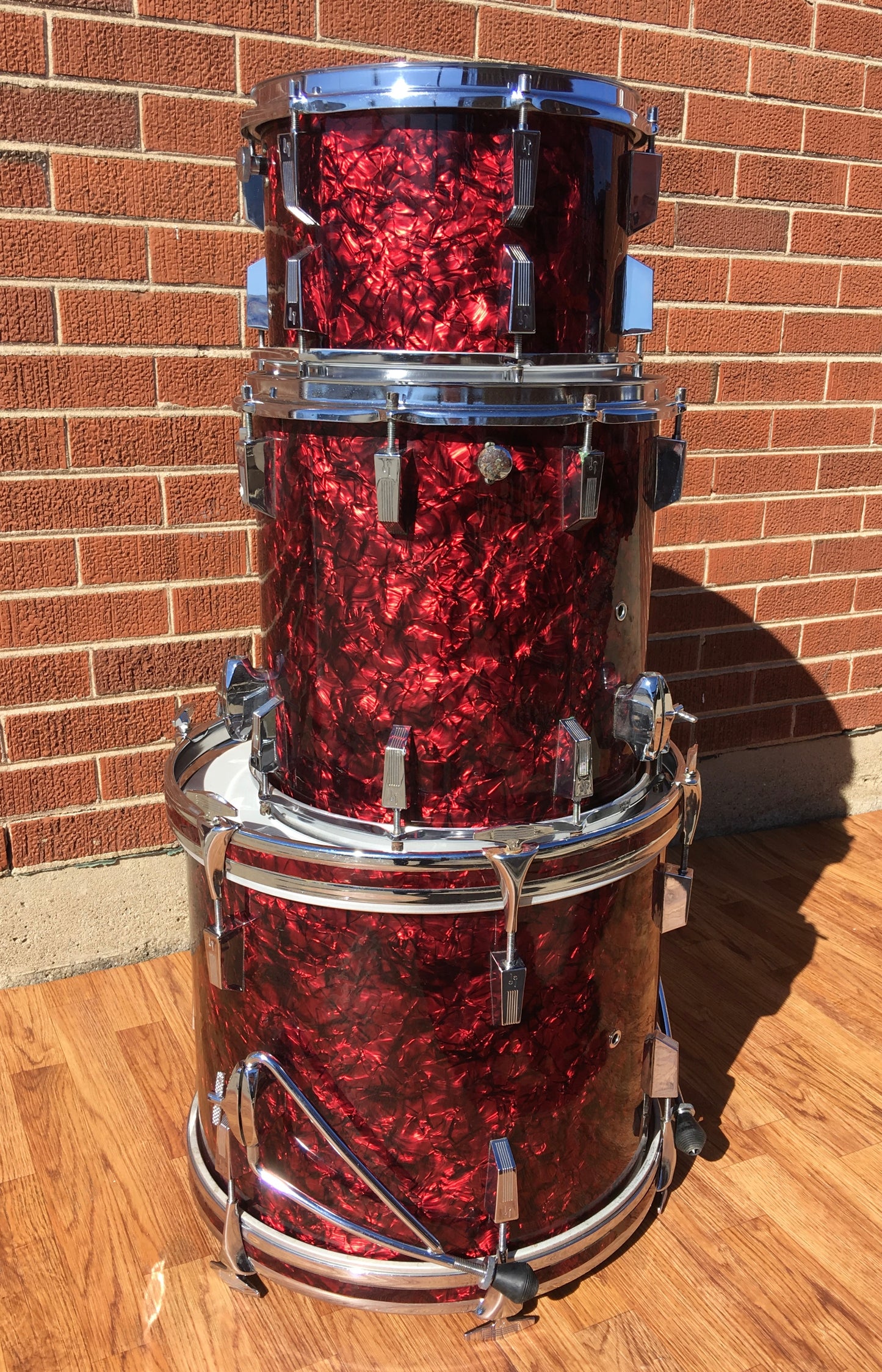 1970's Sonor Phonic "Club Super Champion" Bop Set 18/12/14 Red Slate