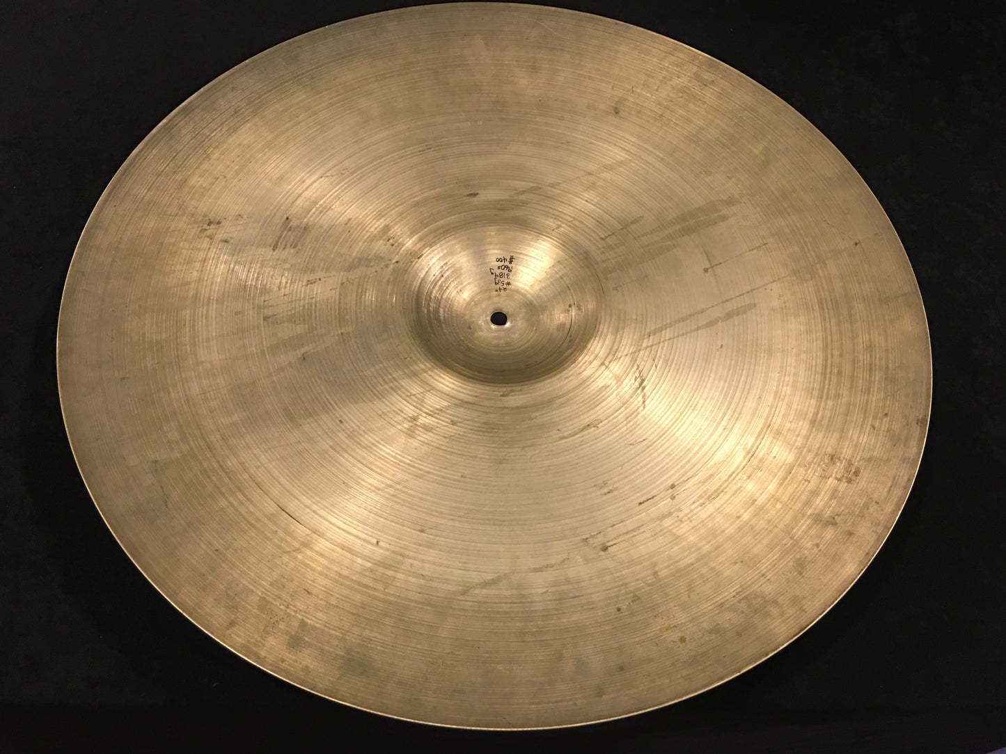 24" Zildjian A Early 1960's Light Ride Cymbal 3184g #539