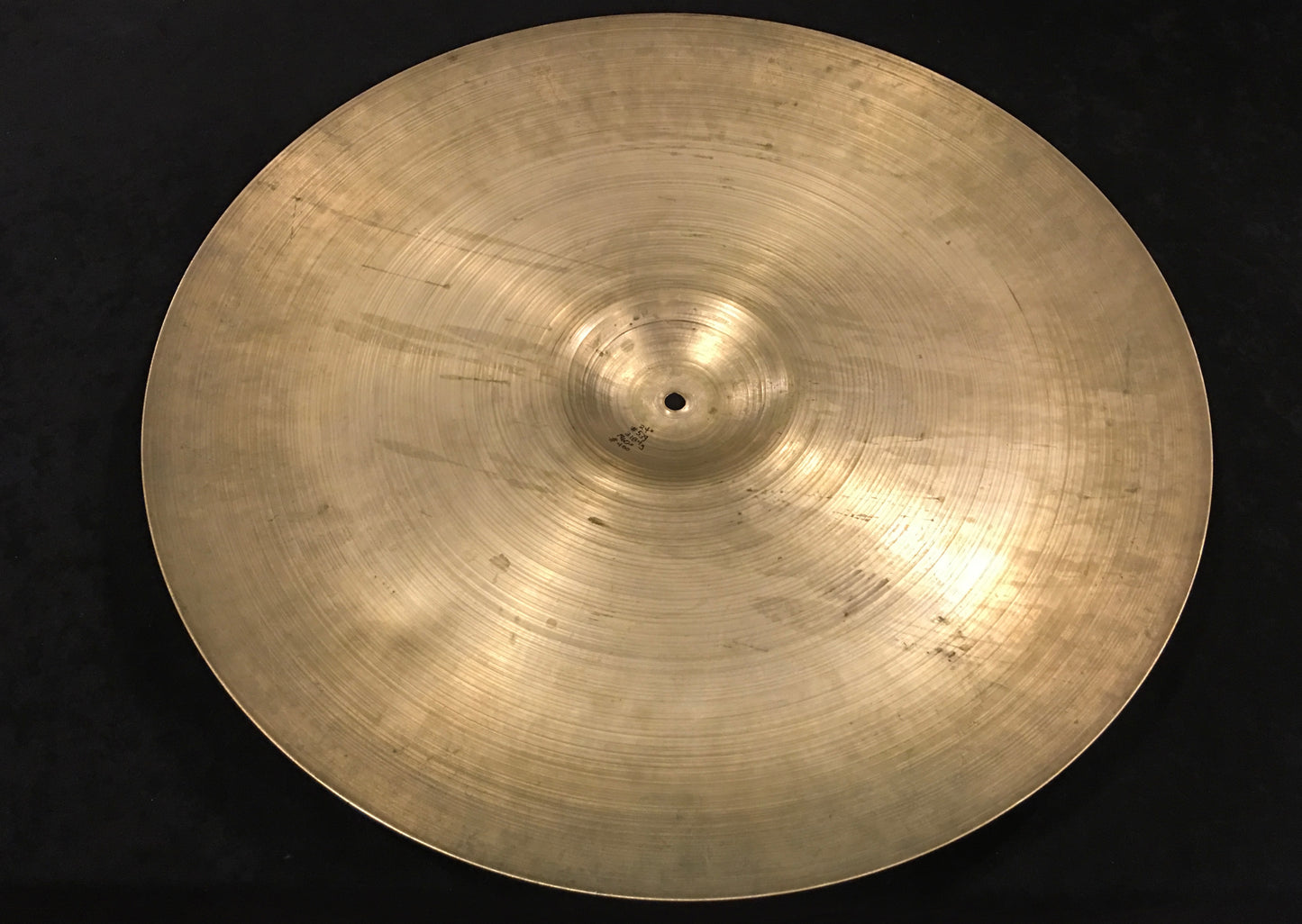 24" Zildjian A Early 1960's Light Ride Cymbal 3184g #539