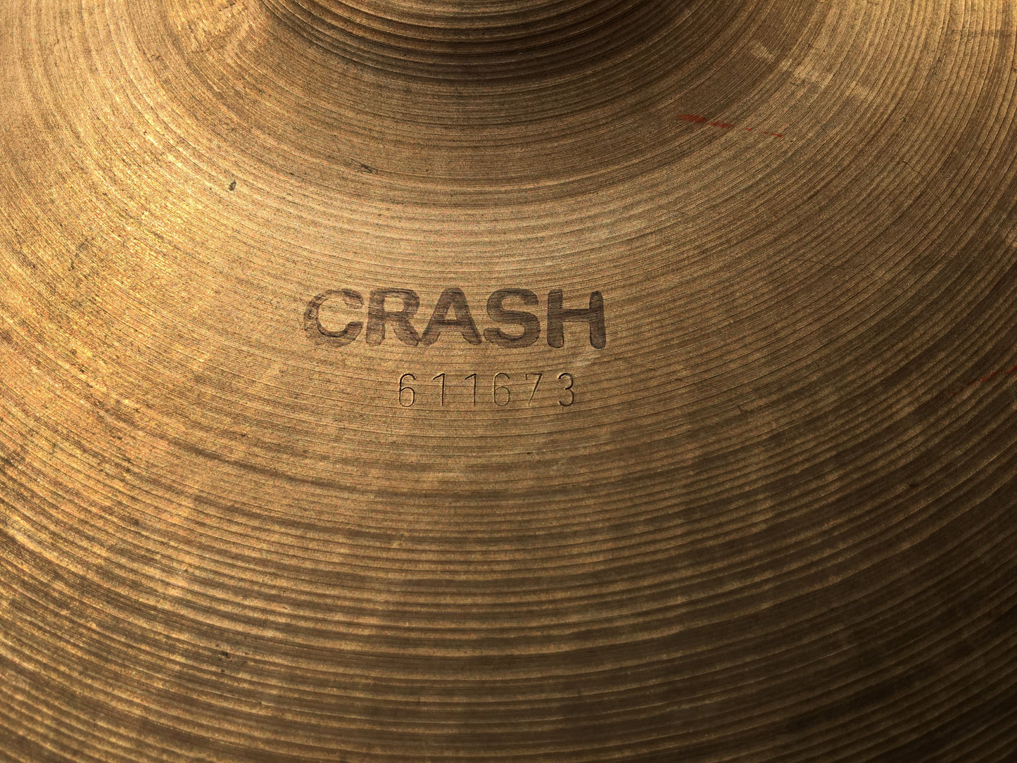 16” Paiste 1976 2002 Black Label Crash Cymbal 1074g #543