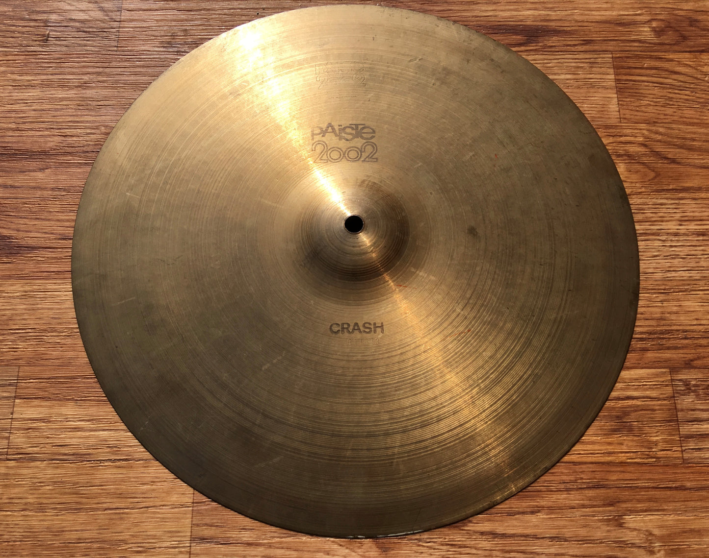 16” Paiste 1976 2002 Black Label Crash Cymbal 1074g #543