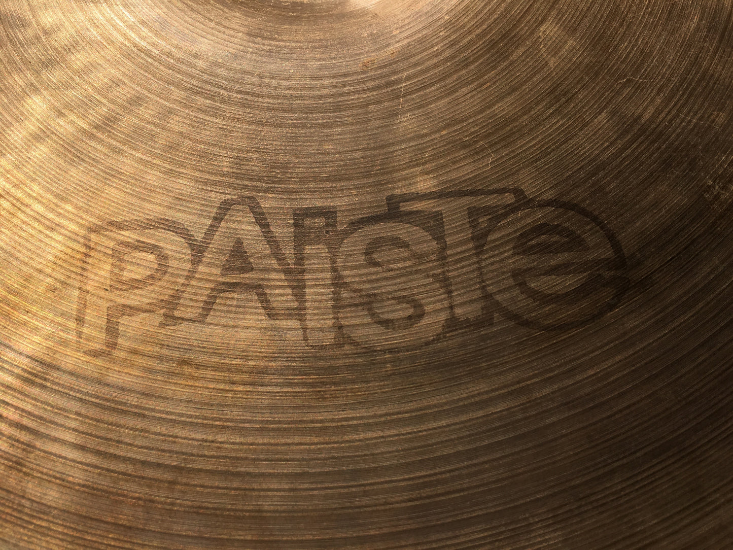 16” Paiste 1976 2002 Black Label Crash Cymbal 1074g #543