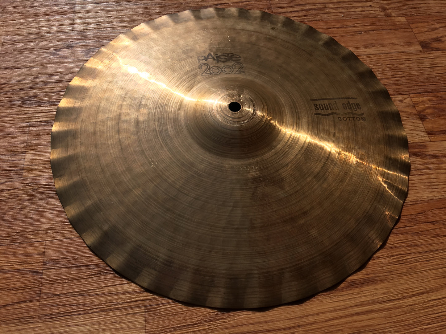 14" 1976 Paiste Black Label 2002 Sound Edge Hi-Hat Cymbals 958/1016g #540