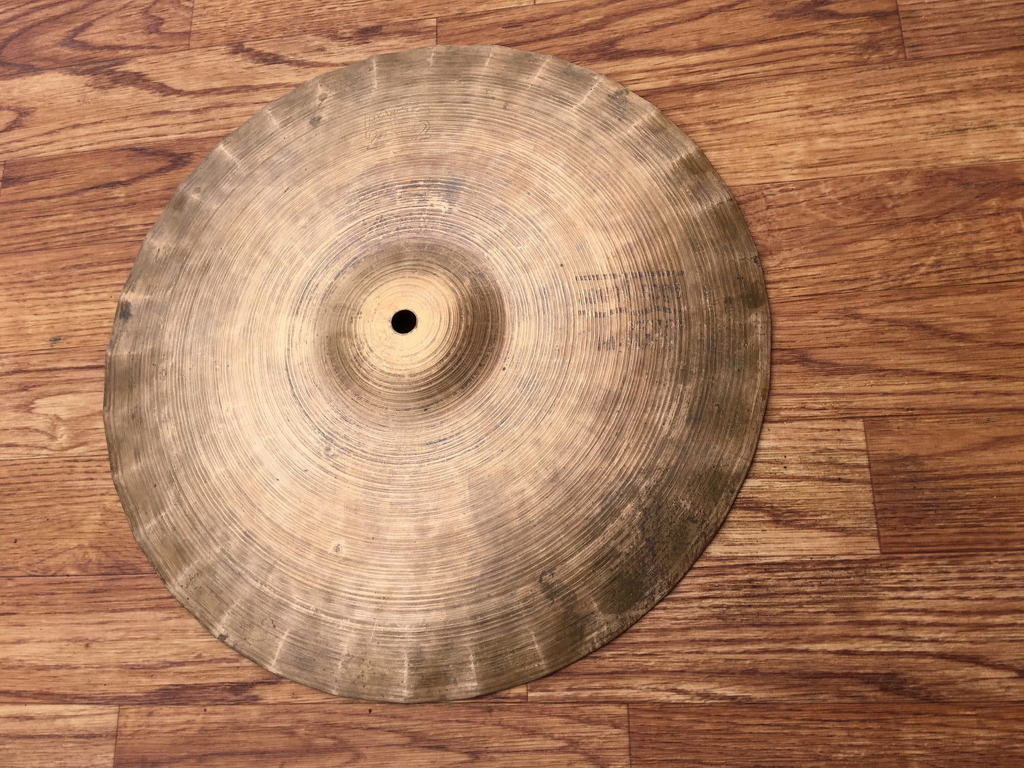 14" Paiste 2002 1979 Black Label Sound Edge Bottom Hi-Hat Cymbal 1010g #456