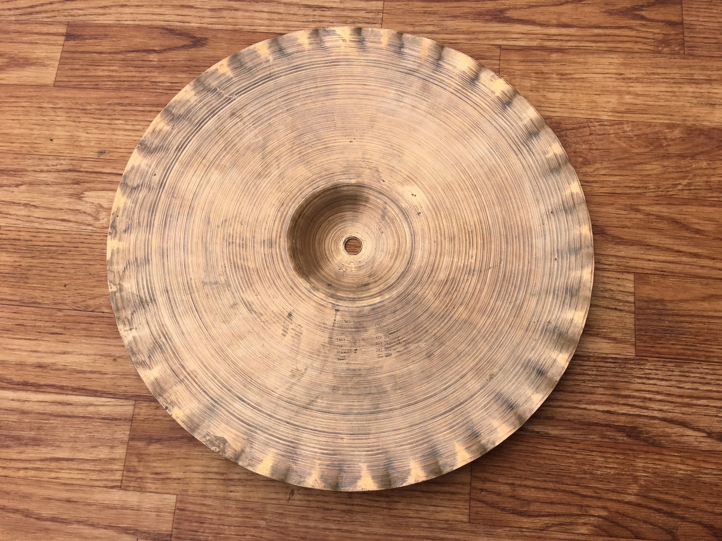 14" Paiste 2002 1979 Black Label Sound Edge Bottom Hi-Hat Cymbal 1010g #456
