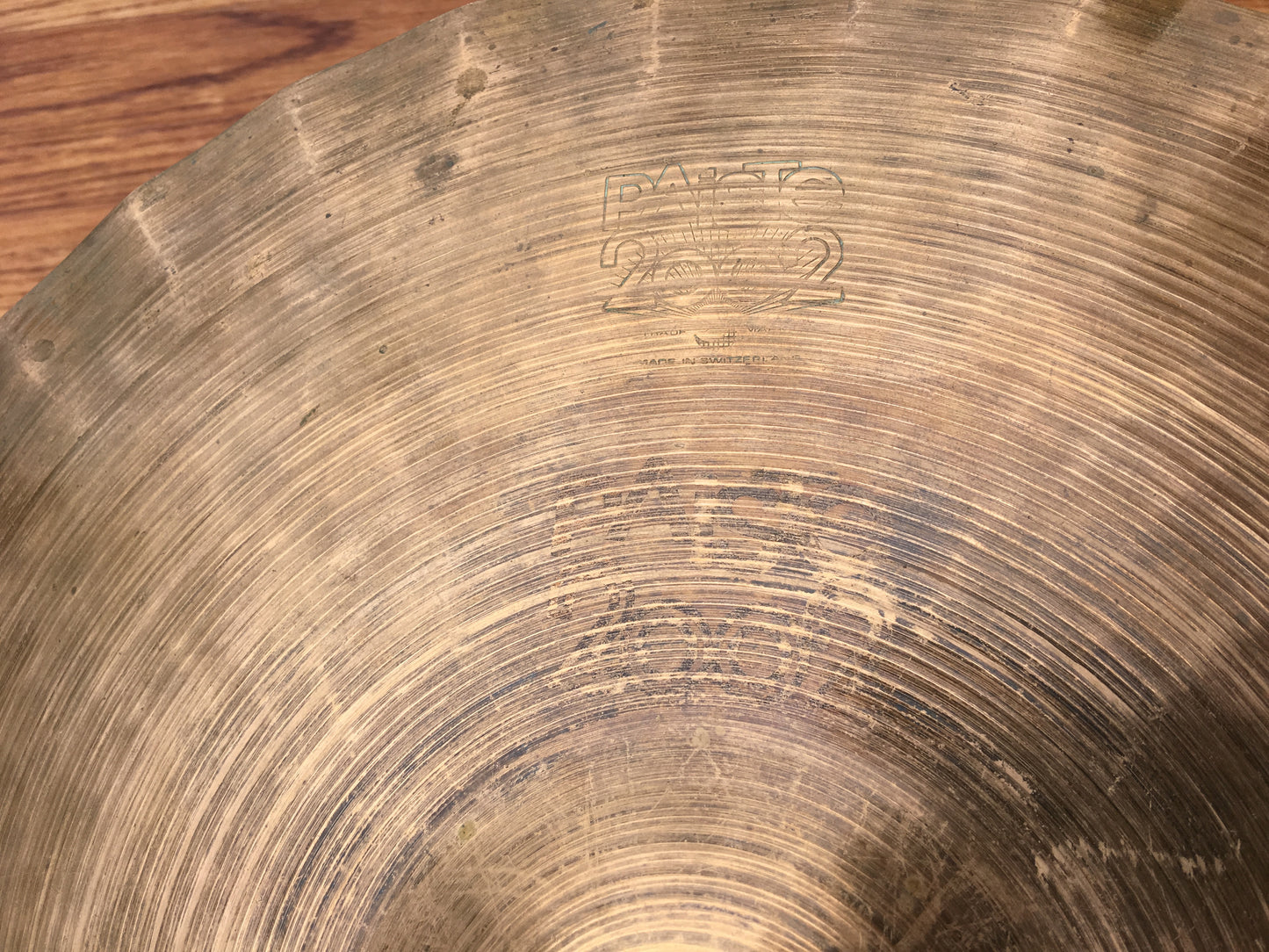 14" Paiste 2002 1979 Black Label Sound Edge Bottom Hi-Hat Cymbal 1010g #456