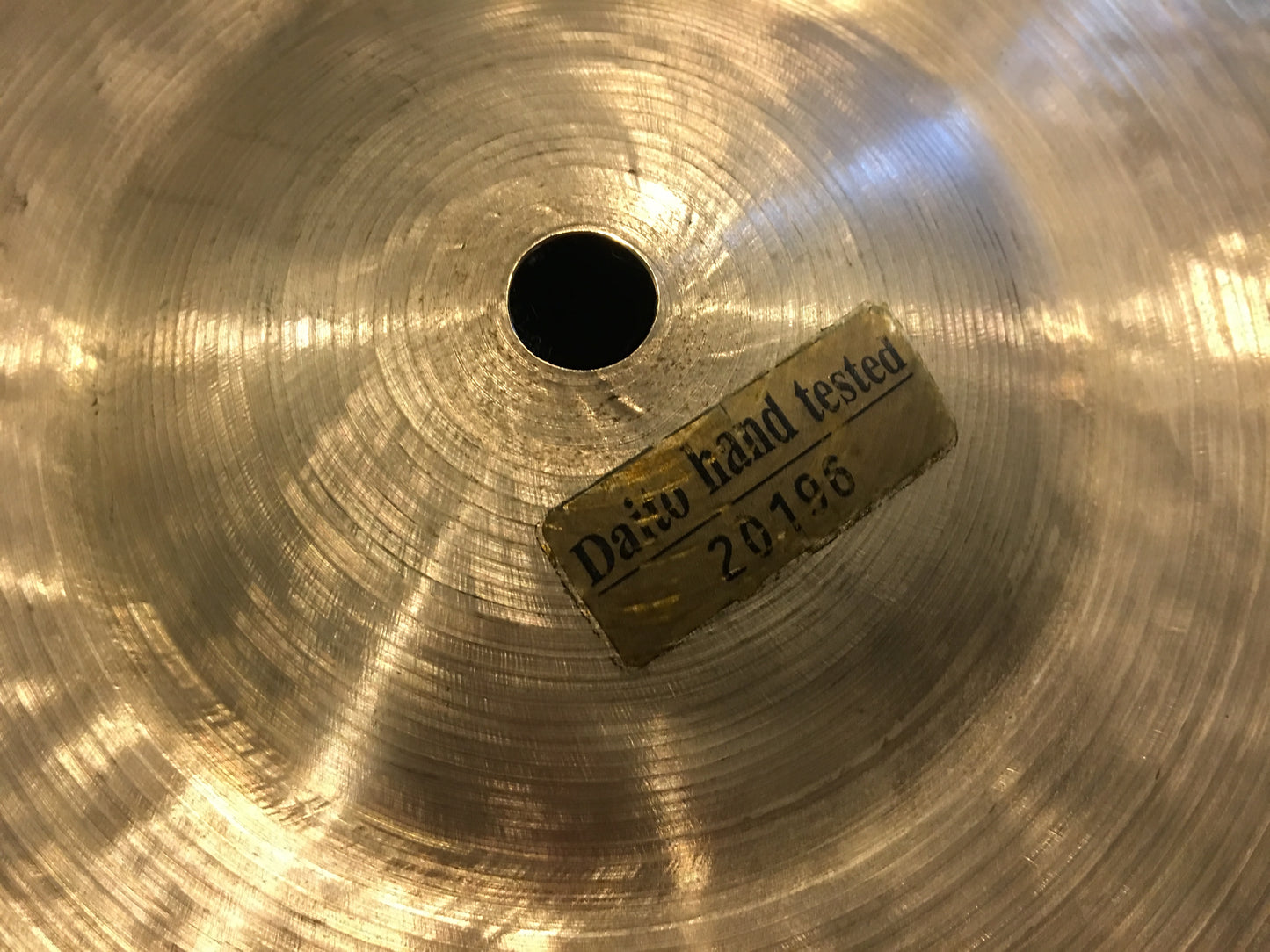 16" Istanbul Pre Split Turkish China Cymbal - Rare - 834g