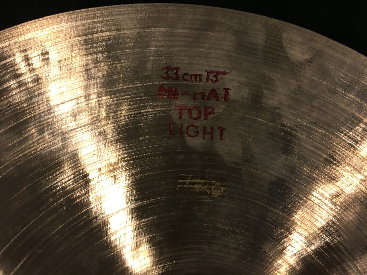 13" Istanbul Pre Split Green Label Hi Hat Cymbals Top Light / Bottom Medium 786/876g #541
