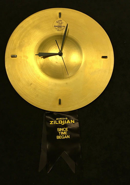 Vintage Avedis Zildjian "Since Time Began" Dealer Display Clock - Rare Find! NOS