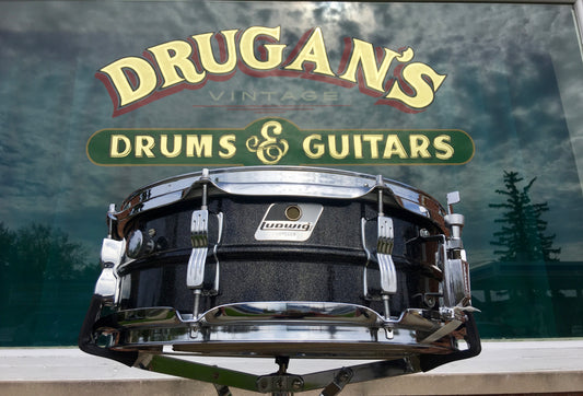 Ludwig Black Galaxy 5x14 Blackrolite Snare Drum