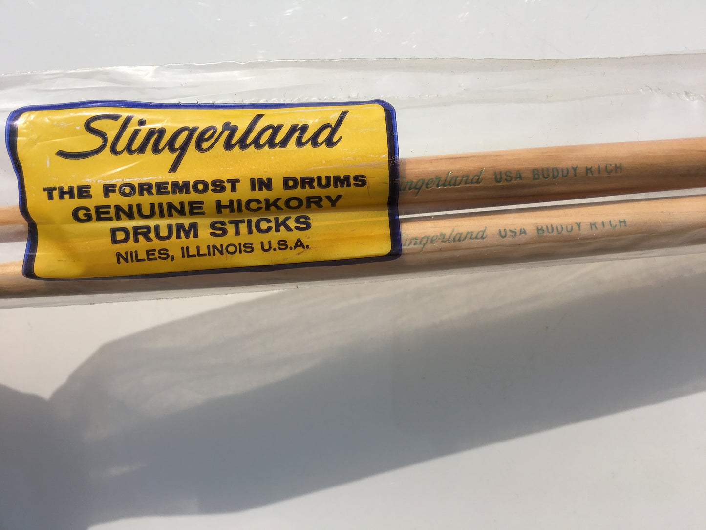 1970's Slingerland Green Logo Buddy Rich Drum Sticks NOS