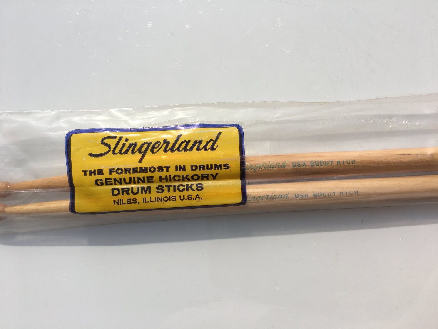 1970's Slingerland Green Logo Buddy Rich Drum Sticks NOS