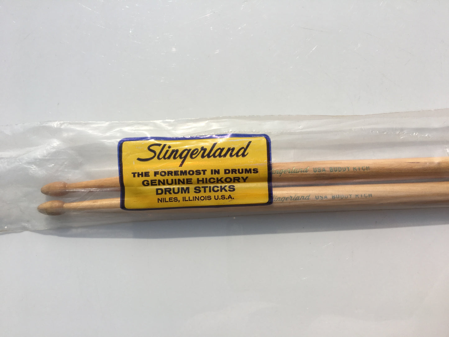 1970's Slingerland Green Logo Buddy Rich Drum Sticks NOS