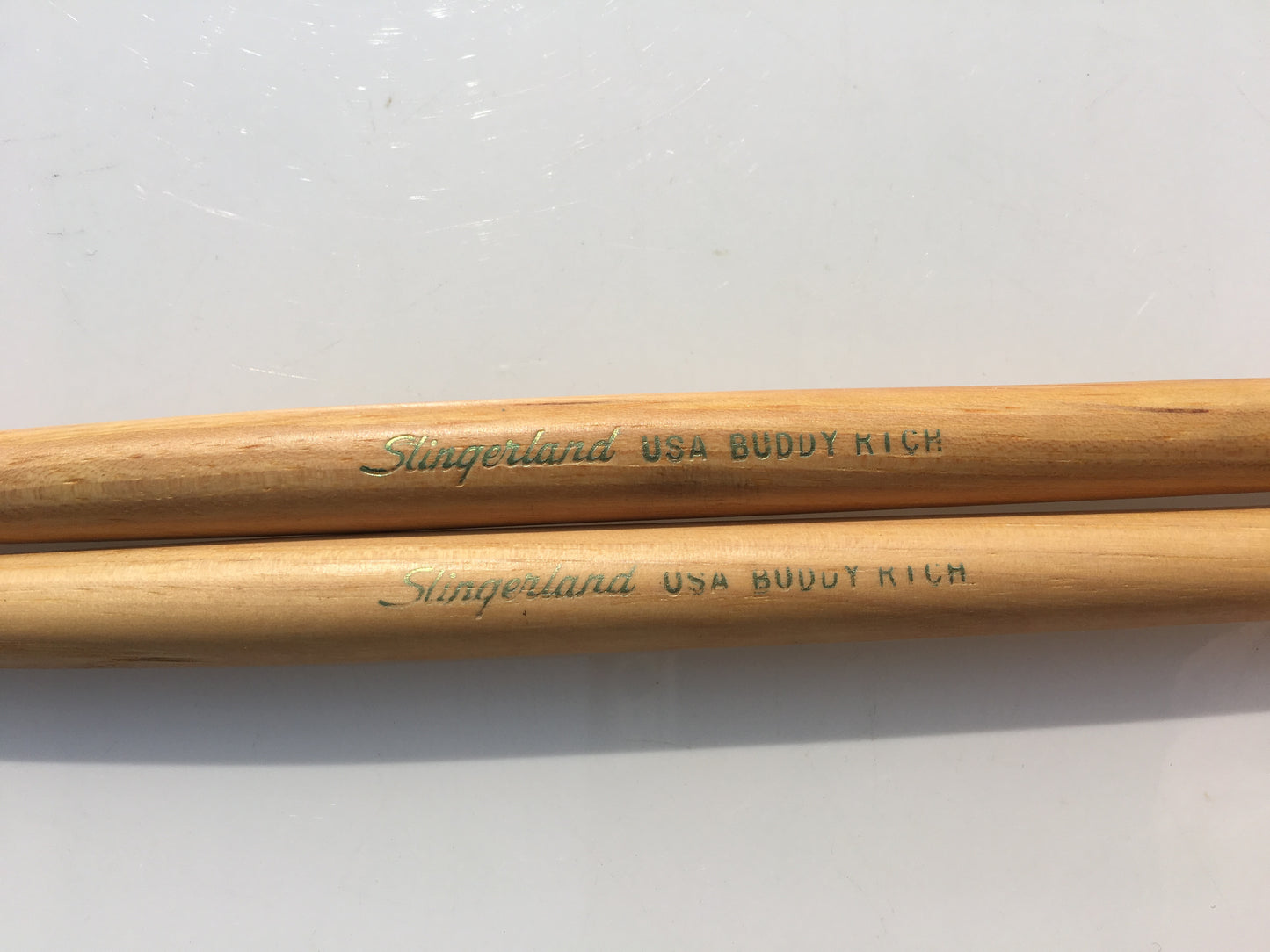 1970's Slingerland Green Logo Buddy Rich Drum Sticks NOS