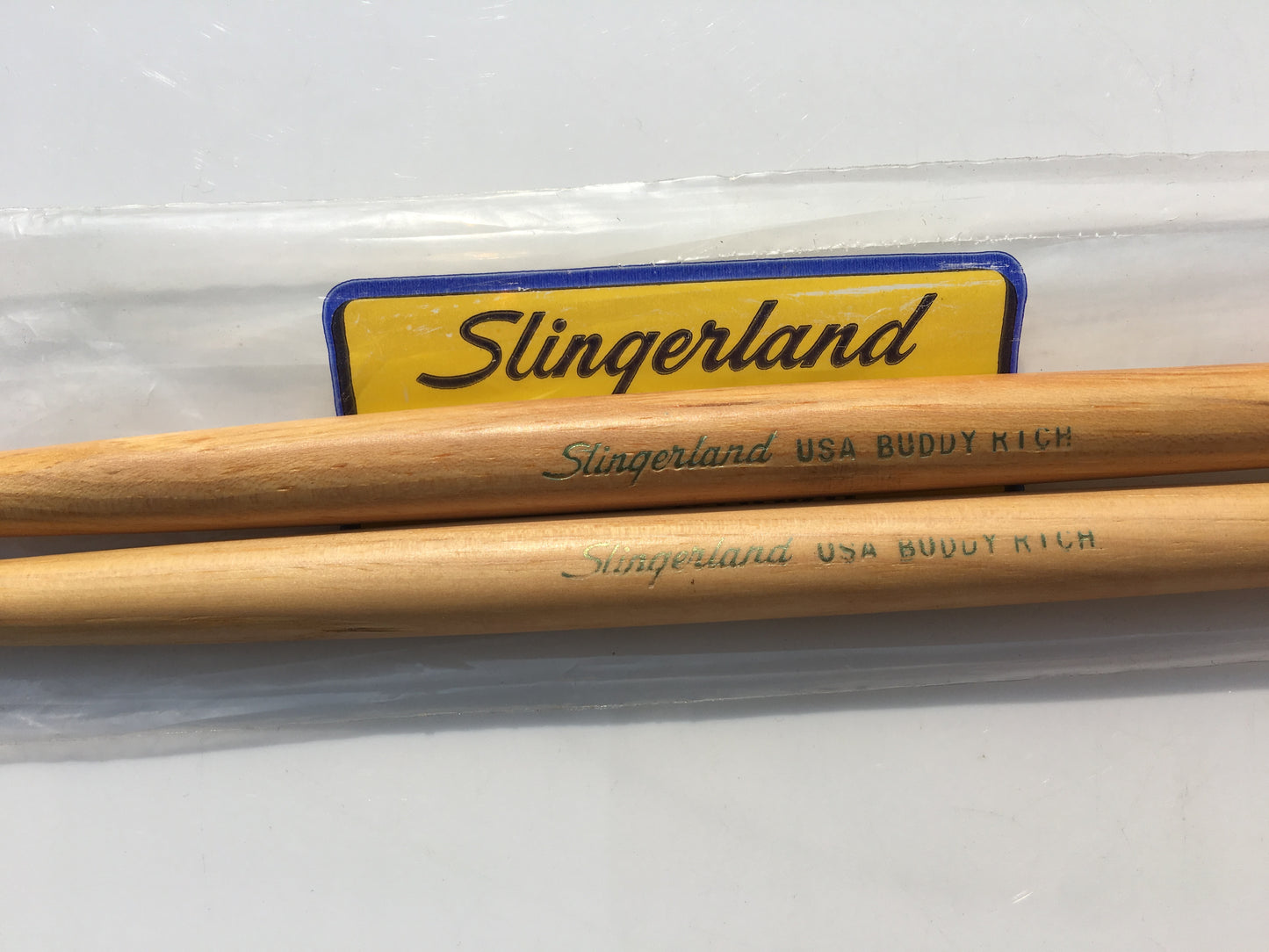 1970's Slingerland Green Logo Buddy Rich Drum Sticks NOS