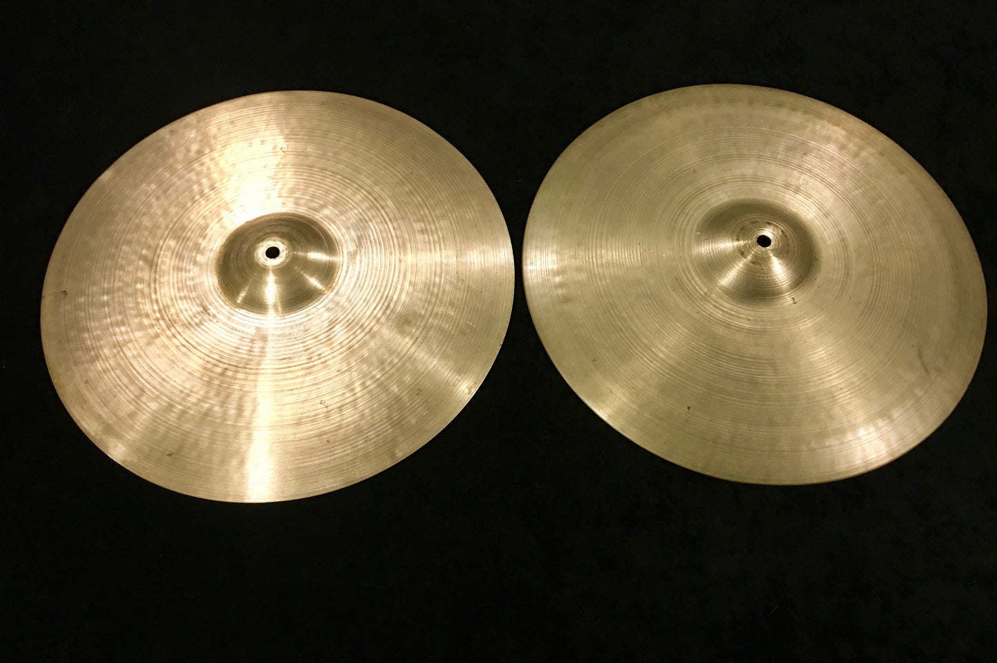 15" Zildjian A Trans Stamp Hi Hat Cymbals 1018/1414g #425