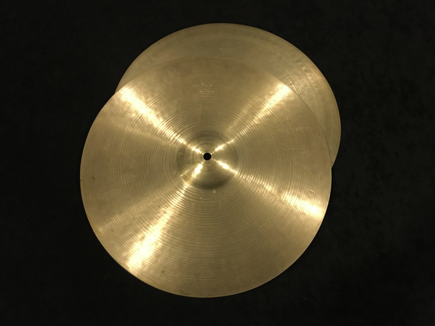 15" Zildjian A Trans Stamp Hi Hat Cymbals 1018/1414g #425