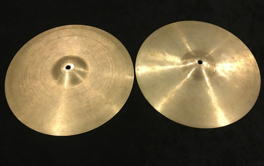14" Zildjian A 1960's Hi-Hat Cymbals New Beat 786/1080g #554