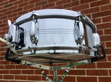1960s Slingerland 5x14 Gene Krupa 8 Lug Sound King Snare Drum Chrome Over Brass 227XXX