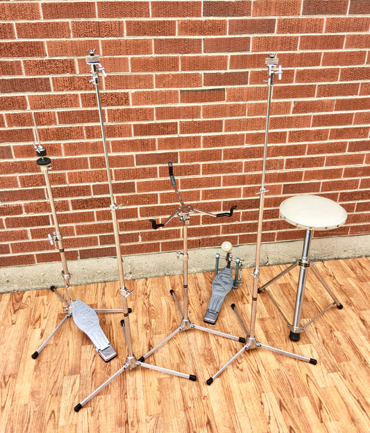 Vintage 1960s Slingerland Hardware Package 6 Pc.