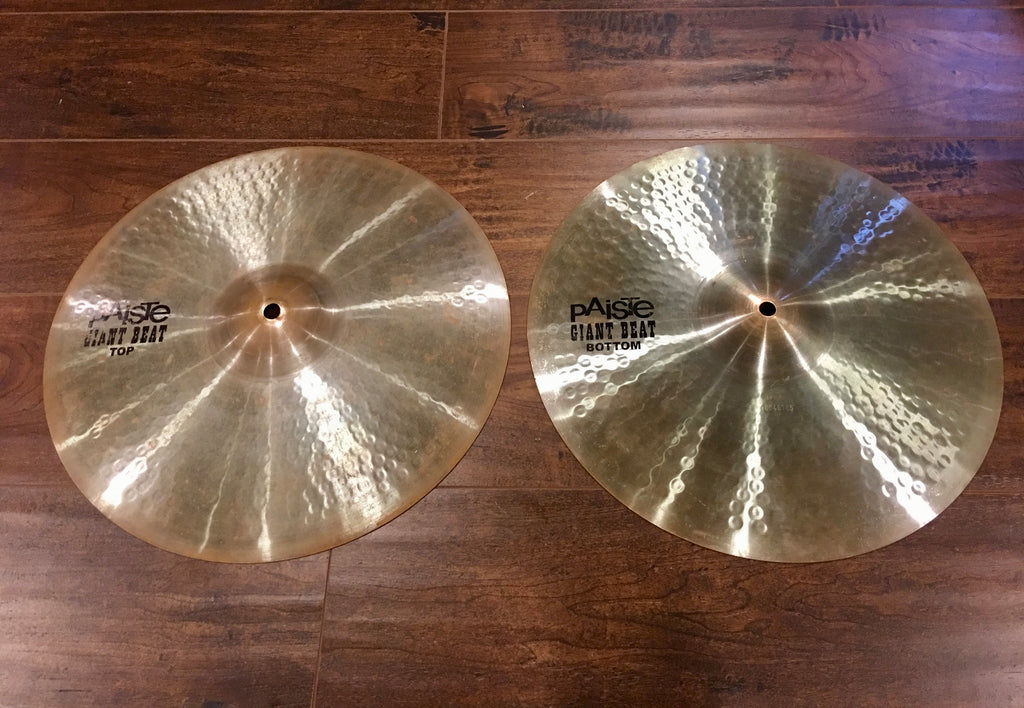 15" Paiste Giant Beat HiHat Cymbals 948/1270g Drugan's Drums & Guitars