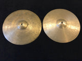 13" K Zildjian Istanbul Old Stamp II 1945-49 Hi-Hat Cymbals 562/628g #1051