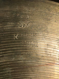 13" K Zildjian Istanbul Old Stamp II 1945-49 Hi-Hat Cymbals 562/628g #1051