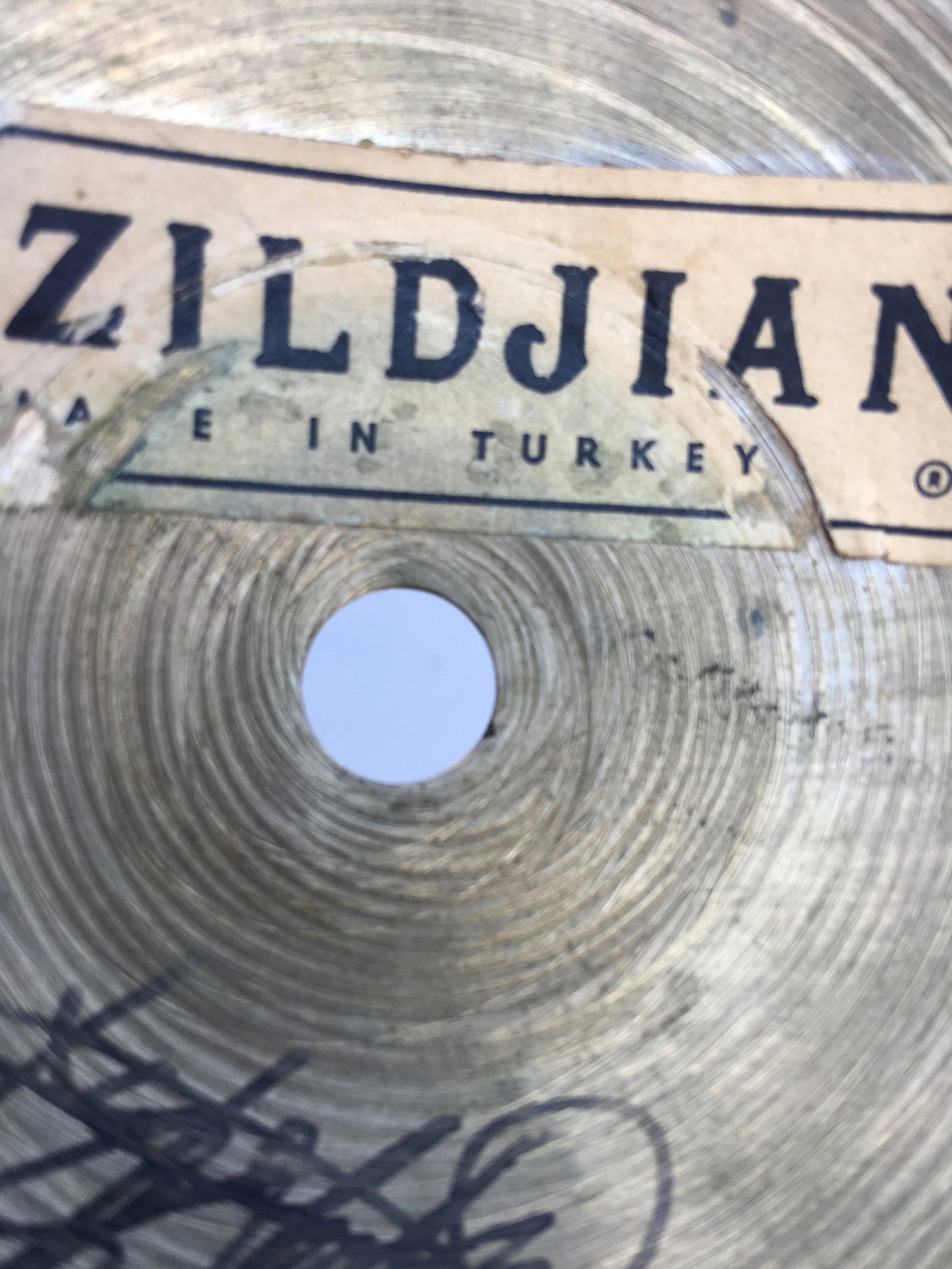 13" K Zildjian Istanbul Old Stamp II 1945-49 Hi-Hat Cymbals 562/628g #1051