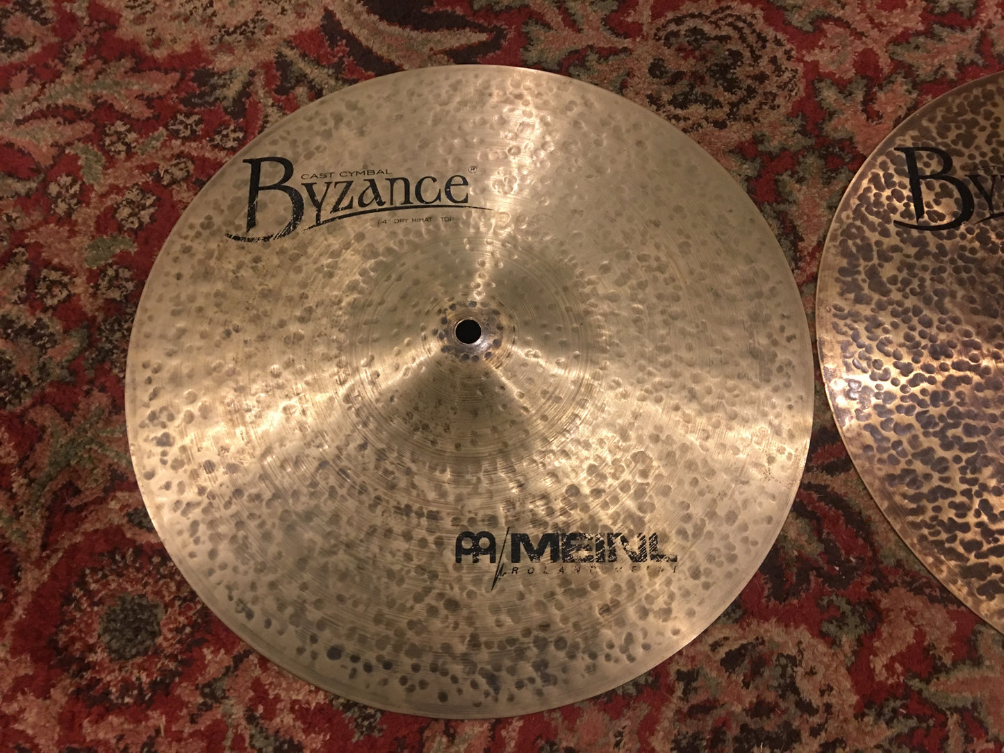 14" Meinl Byzance Dry Hi-Hat Cymbals 1018/1358g