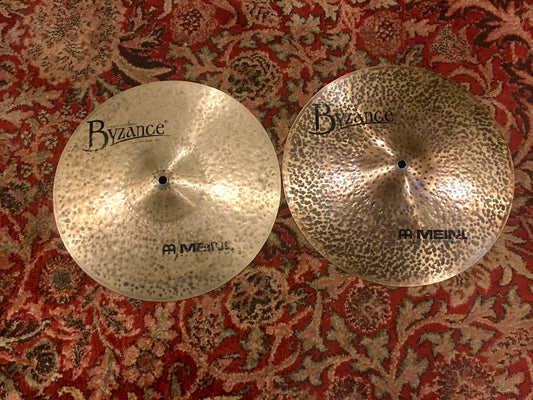 14" Meinl Byzance Dry Hi-Hat Cymbals 1018/1358g
