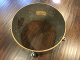 1960s Gretsch Round Badge 8x12 Progressive Jazz Tom Drum Black Diamond Pearl #2