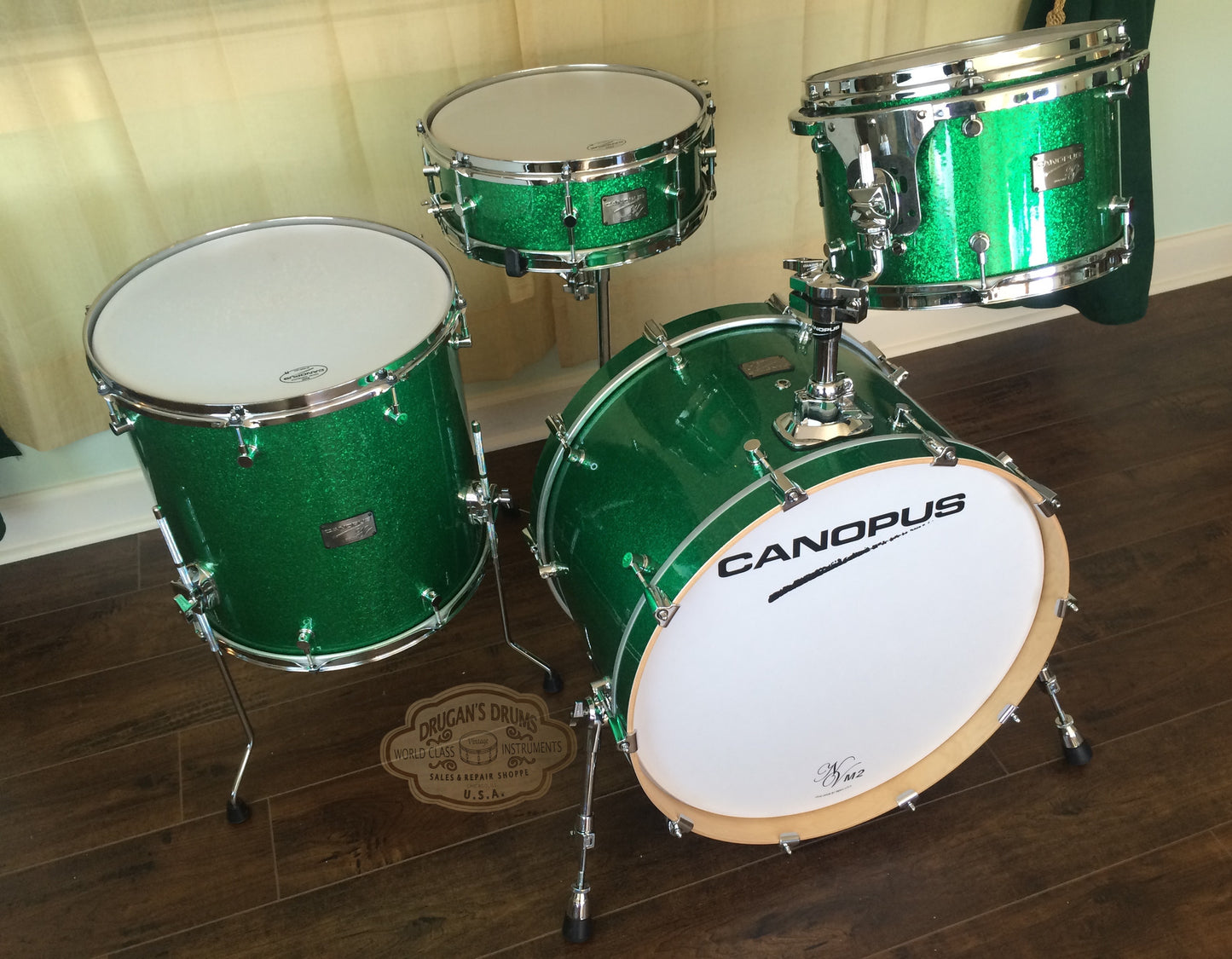 Canopus NV60-M2 Neo-Vintage 60's Model Classic Kit - Green Sparkle