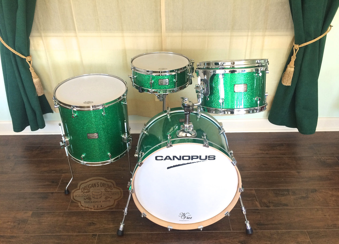 Canopus NV60-M2 Neo-Vintage 60's Model Classic Kit - Green Sparkle