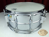Vintage 1971 Ludwig 402 Supraphonic Snare Drum Blue & Olive 6.5"x14"