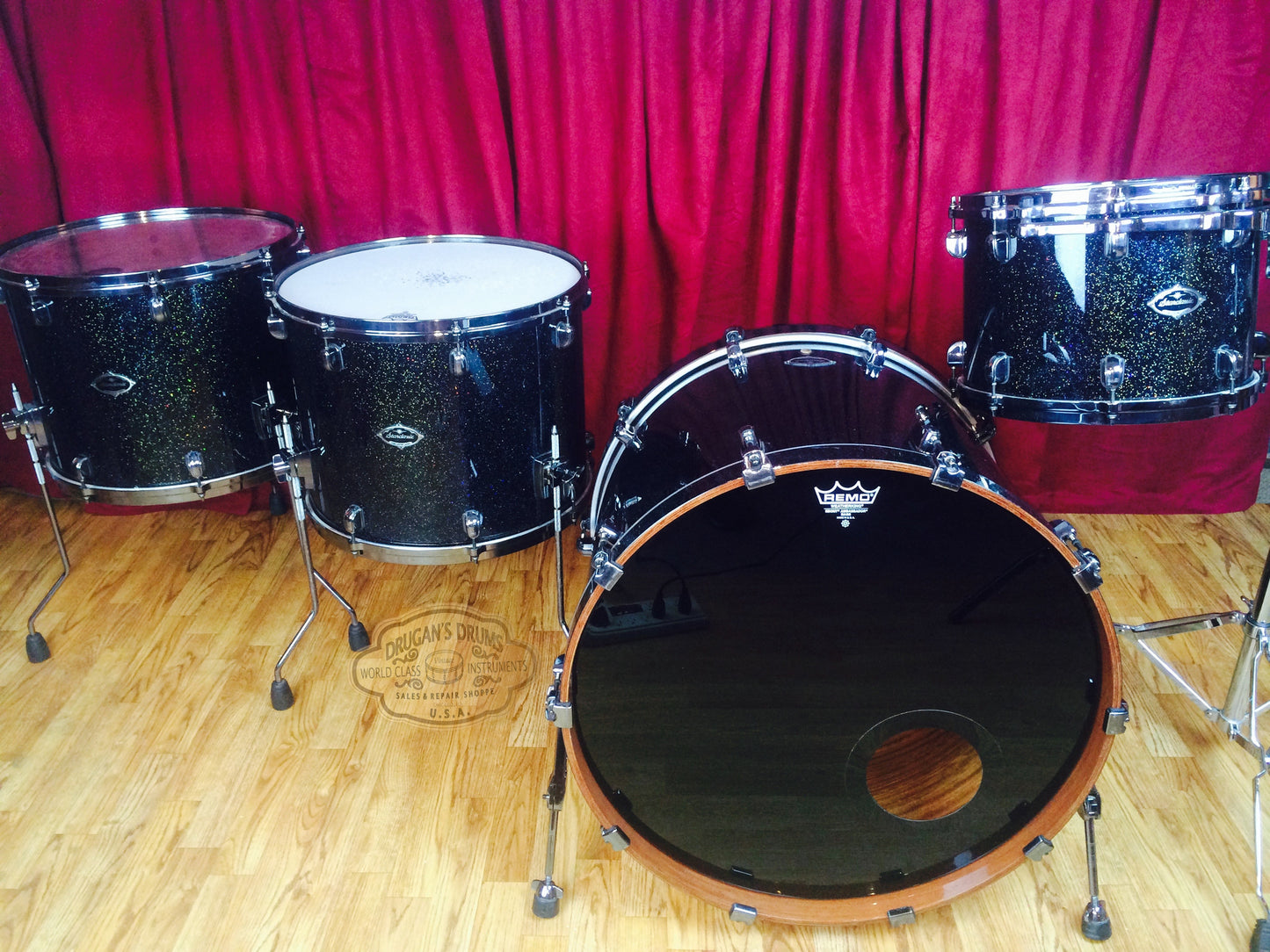 Tama Starclassic Bubinga Endorsement Set Galaxy Sparkle