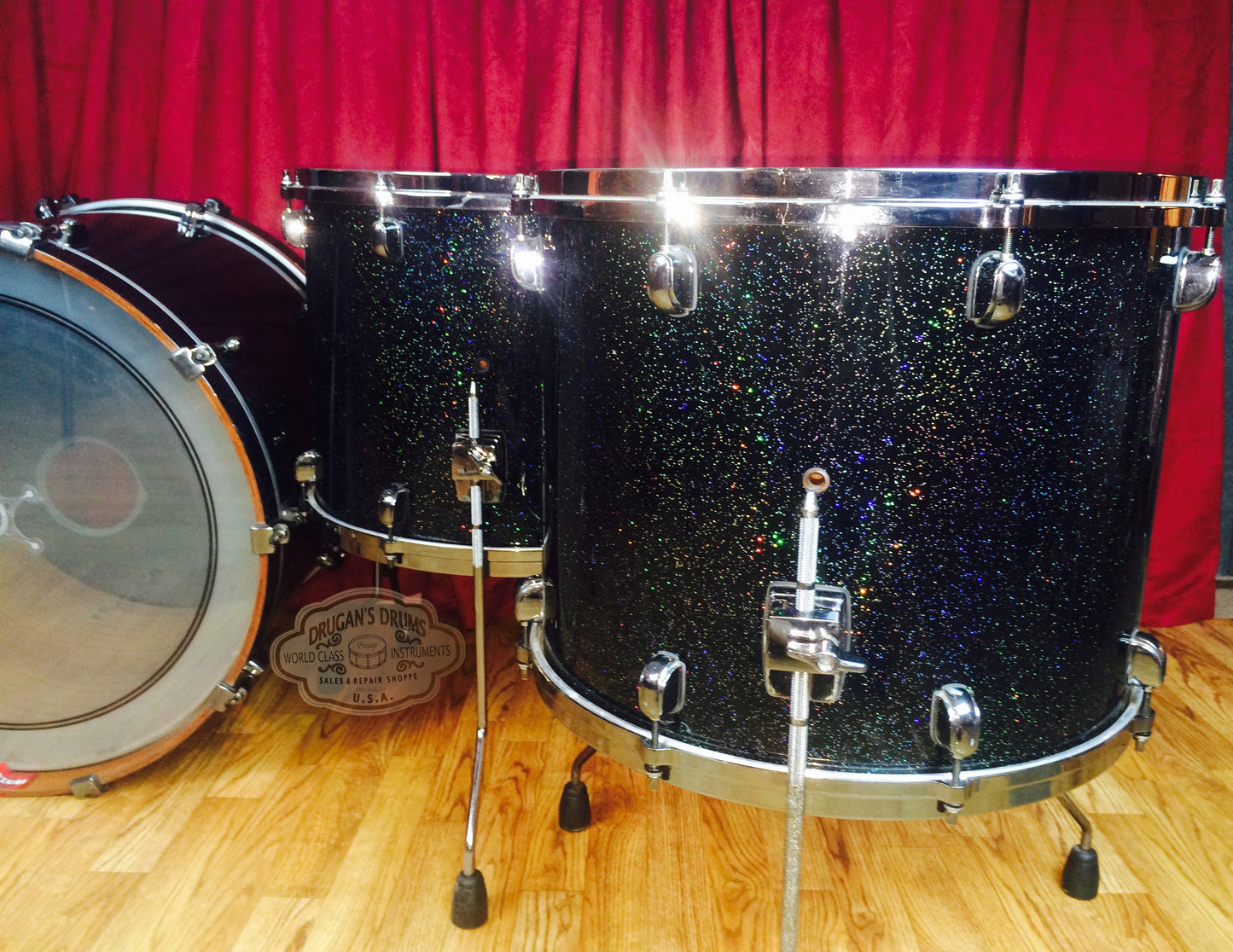 Tama Starclassic Bubinga Endorsement Set Galaxy Sparkle